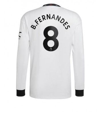 Manchester United Bruno Fernandes #8 Bortedrakt 2022-23 Langermet